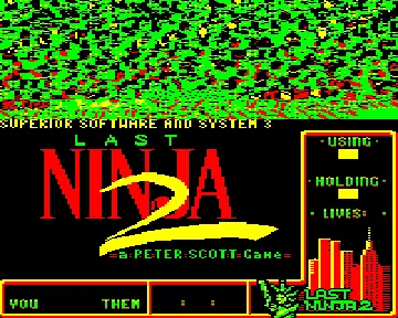 Last Ninja Two (19xx)(Superior Software) screen shot title